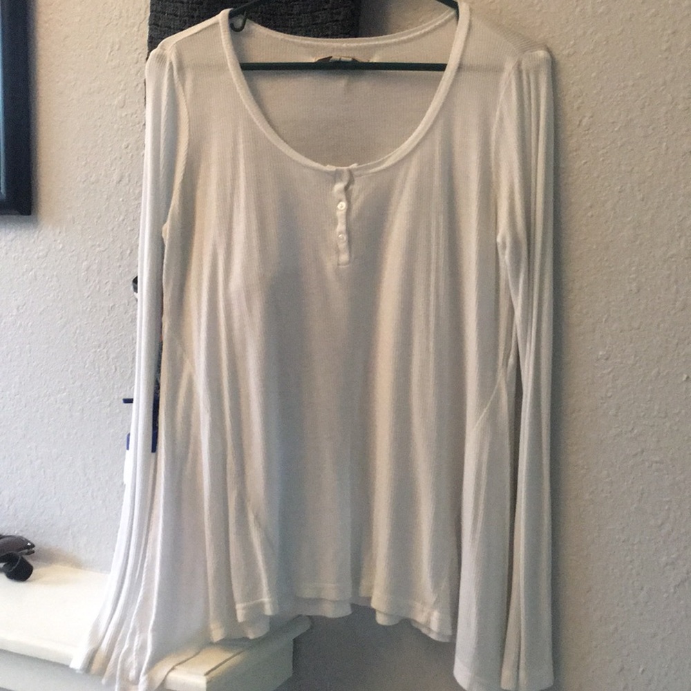 White Adam Levine top